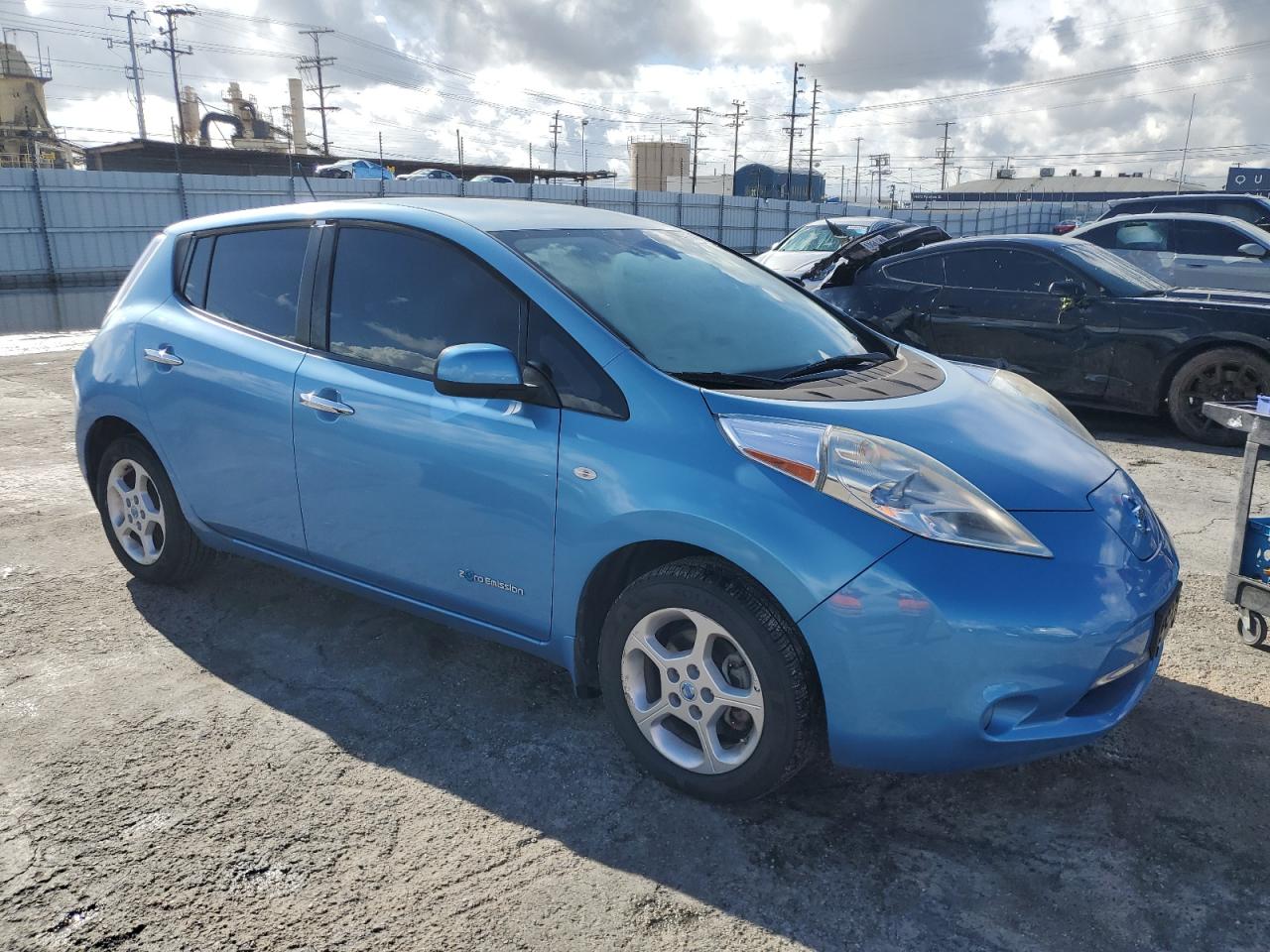 2011 Nissan Leaf Sv Синий vin: JN1AZ0CP5BT000888