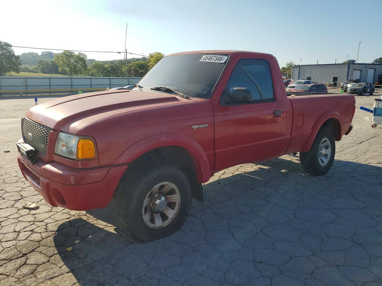 2003 Ford Ranger Red vin: 1FTYR10U53PB53048