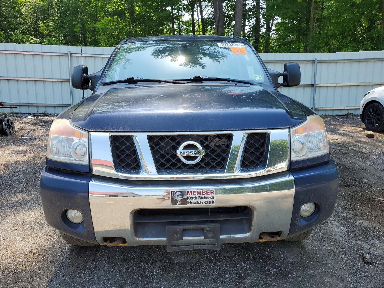 2011 Nissan Titan Sv Blue vin: 1N6AA0EC2BN303224