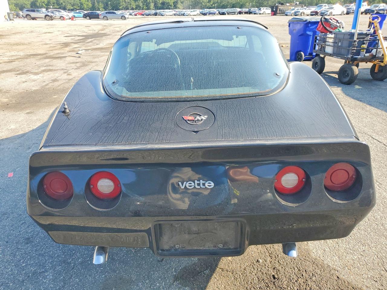 1982 Chevrolet Corvette Black vin: 1G1AY0783C5110520