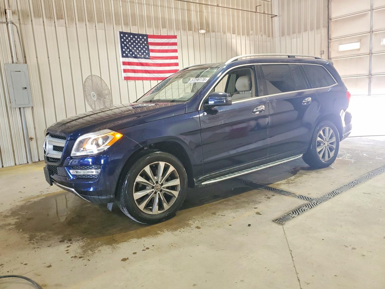 2015 Mercedes-benz Gl 450 4matic Blue vin: 4JGDF6EE1FA520908