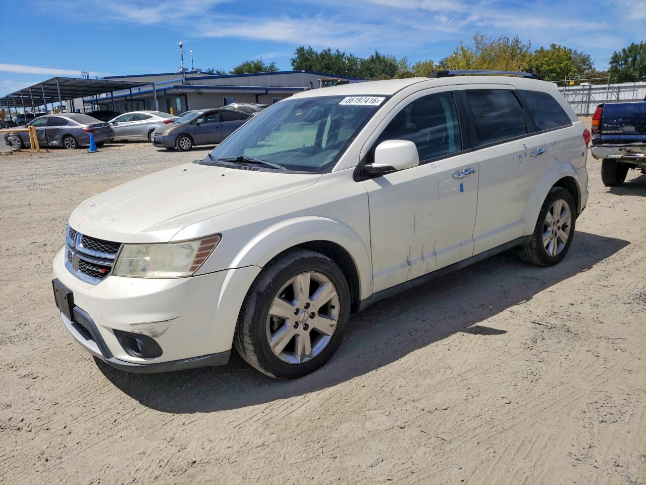 2012 Dodge Journey Crew White vin: 3C4PDDDG5CT283634