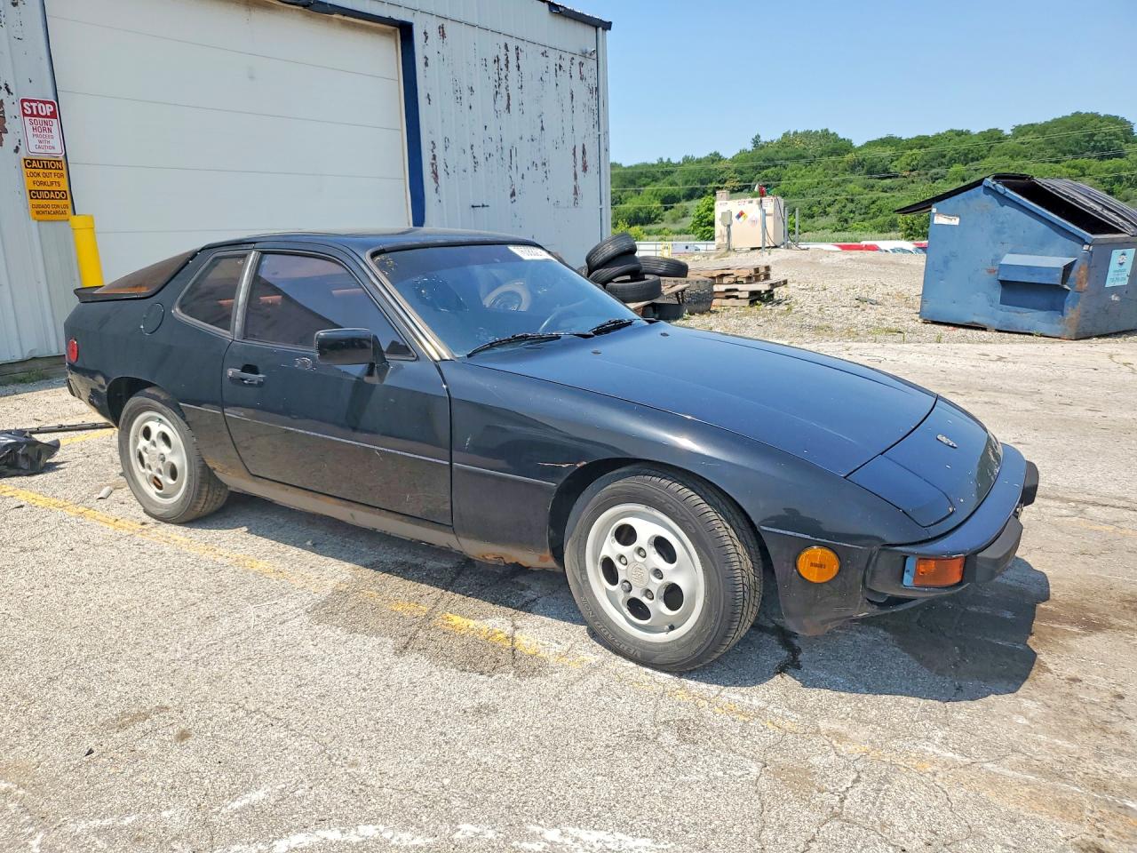 1987 Porsche 924 S Black vin: WP0AA0924HN456779