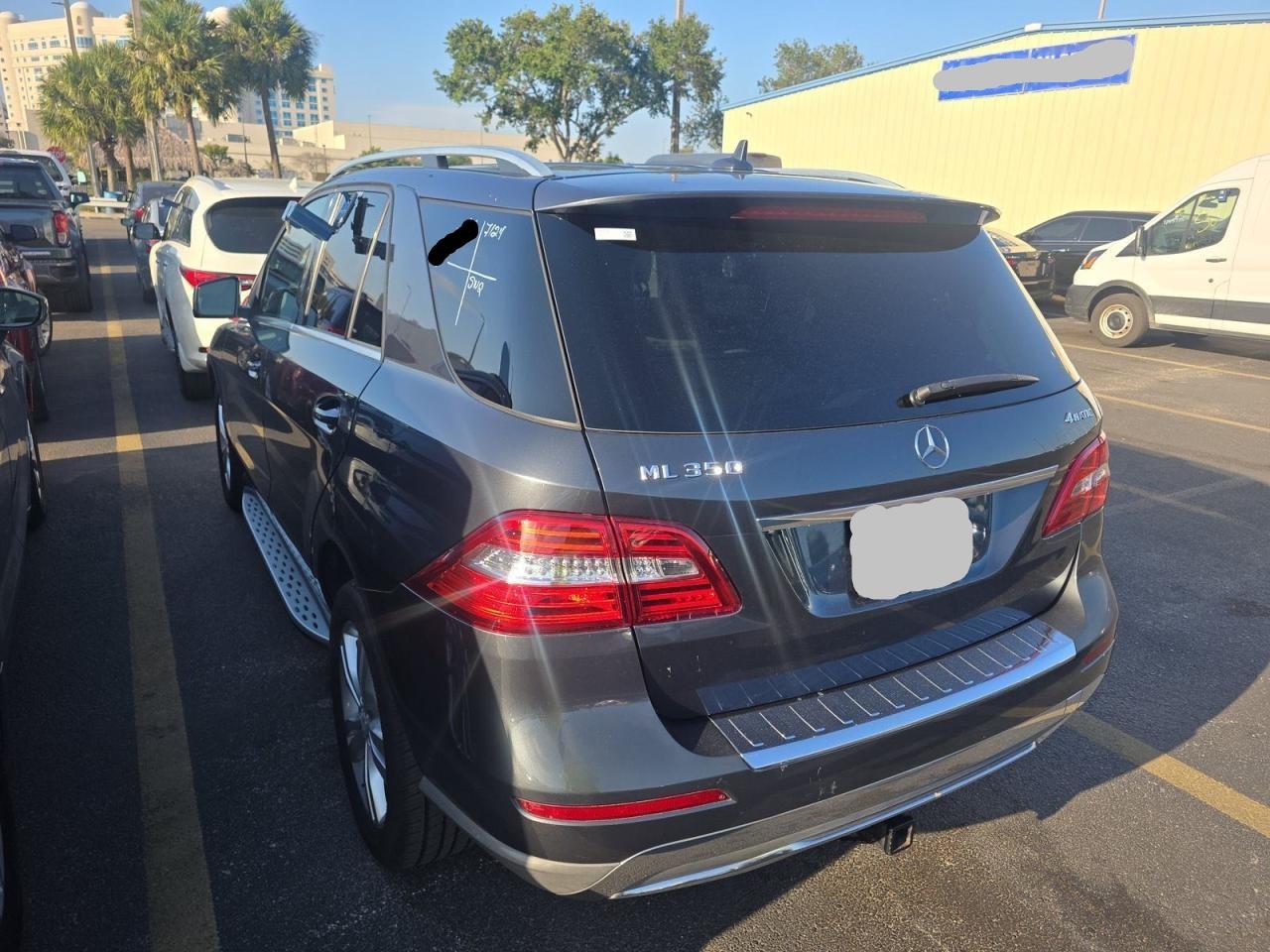 2013 Mercedes-benz Ml 350 4matic   Gray vin: 4JGDA5HB5DA202667