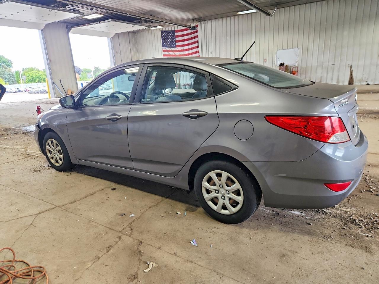 2014 Hyundai Accent Gls Gray vin: KMHCT4AE0EU638783