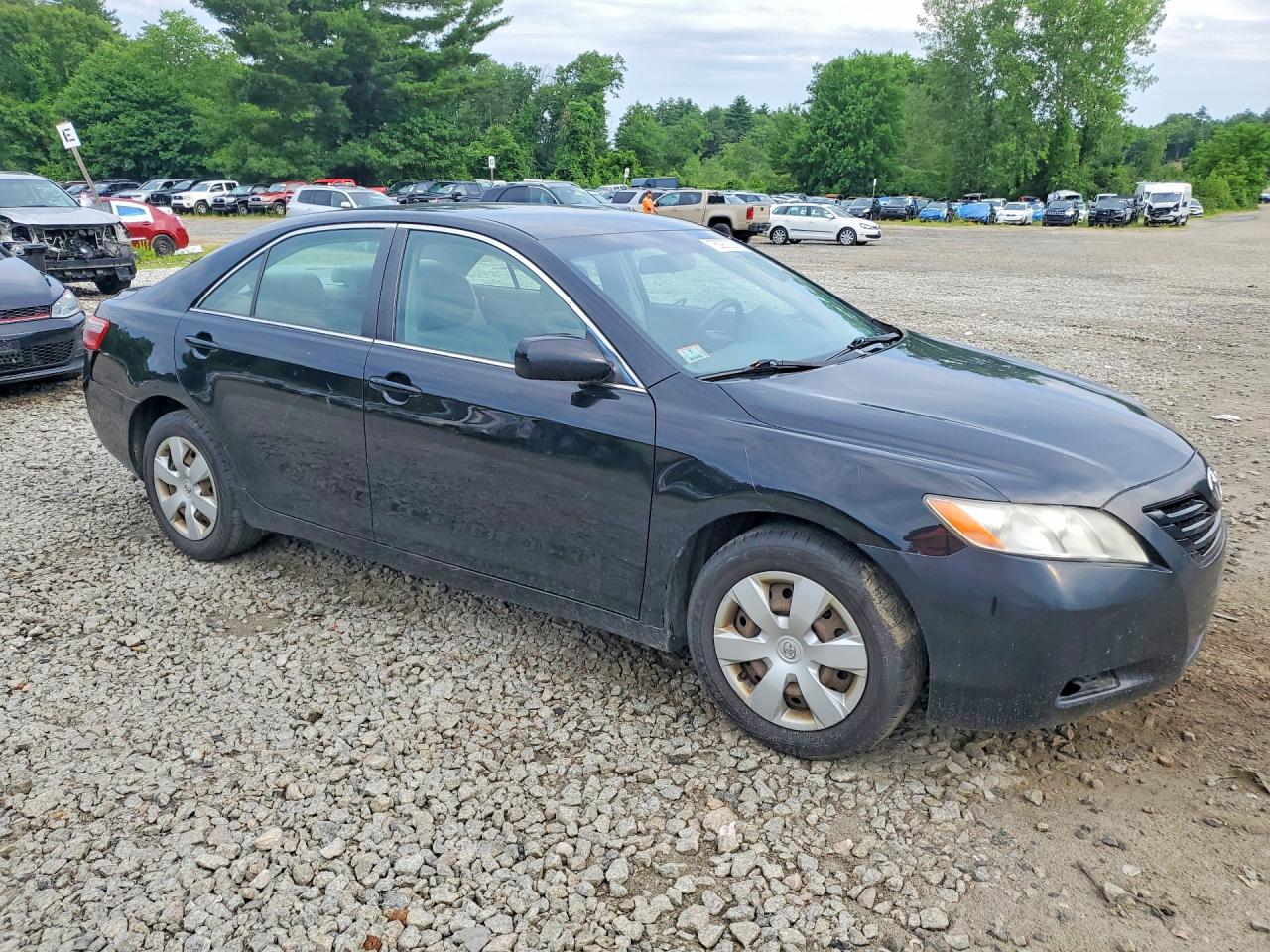 2008 Toyota Camry Le Black vin: 4T1BE46K48U201507