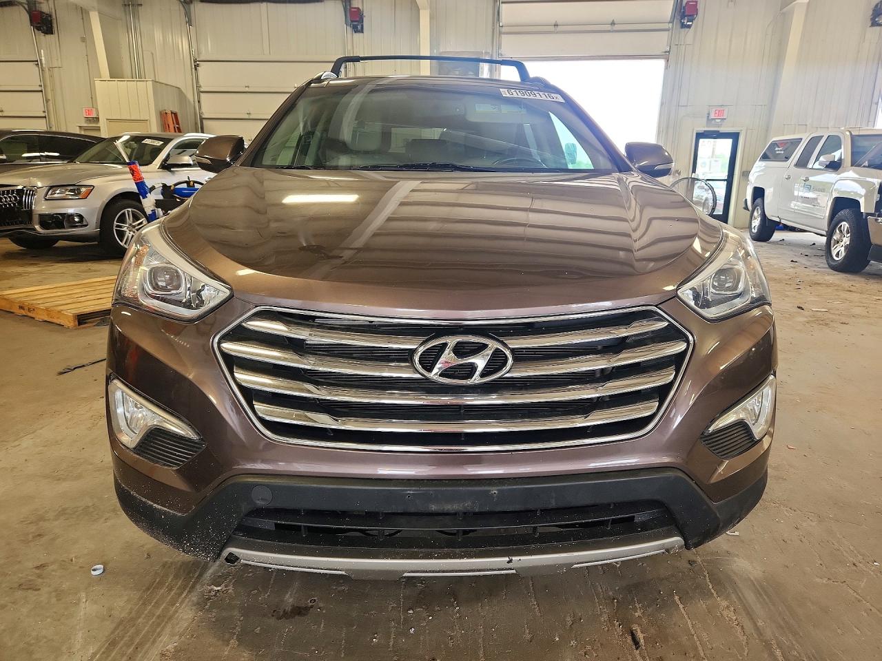 2014 Hyundai Santa Fe Gls Brown vin: KM8SRDHF9EU075032