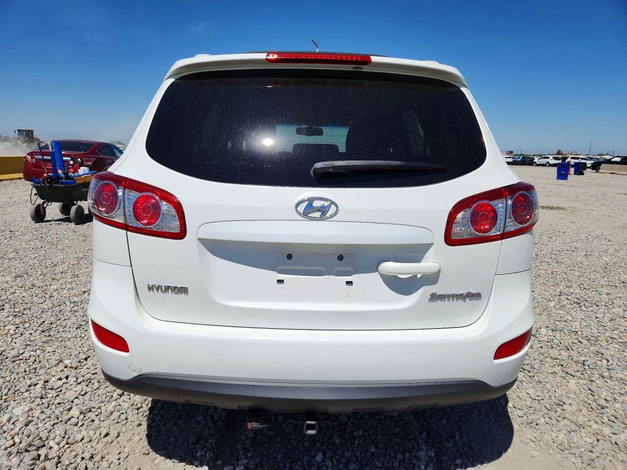 2010 Hyundai Santa Fe Se White vin: 5NMSH4AG9AH397195