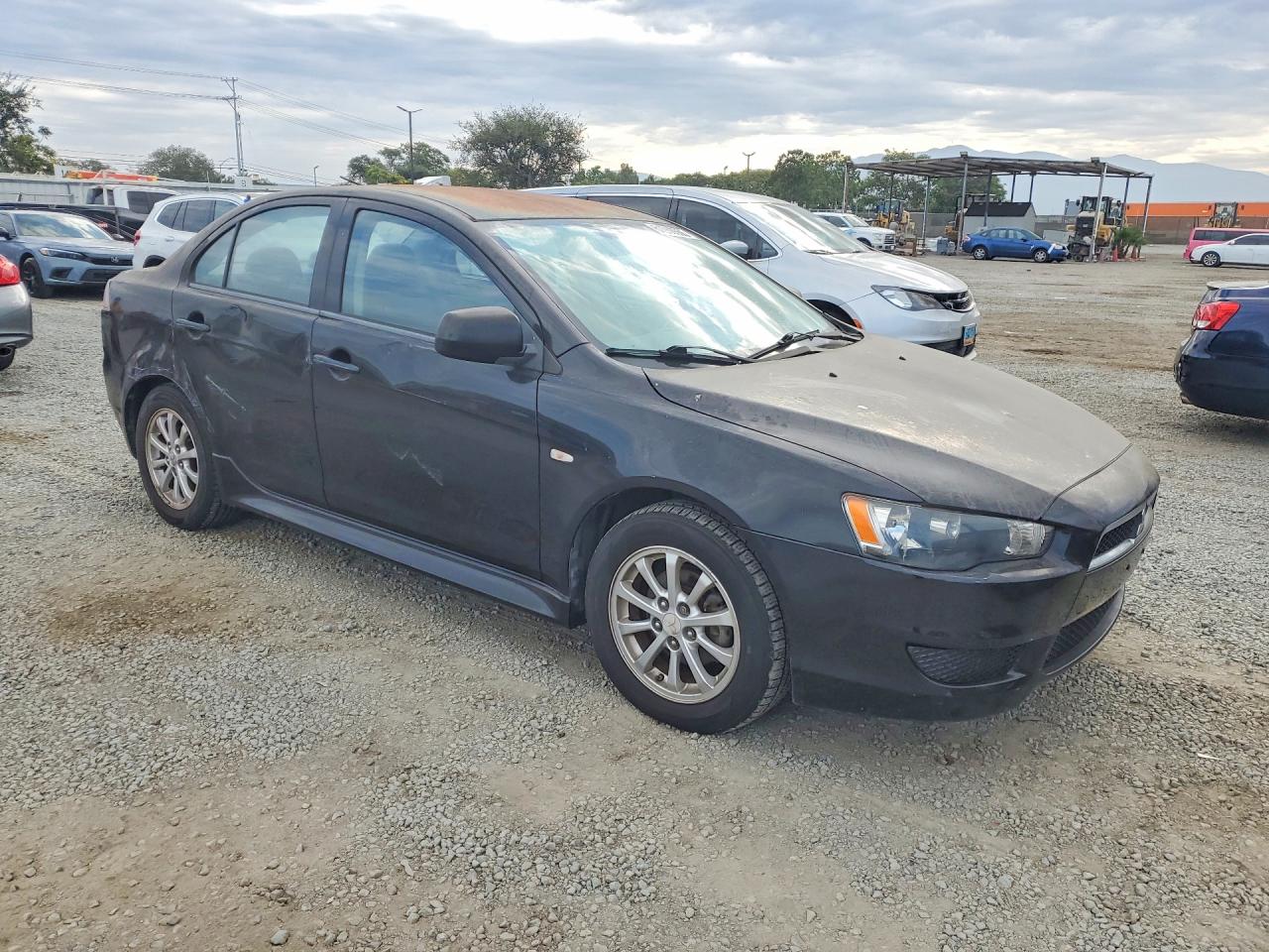 2013 Mitsubishi Lancer Es/es Sport Black vin: JA32U2FU2DU008603