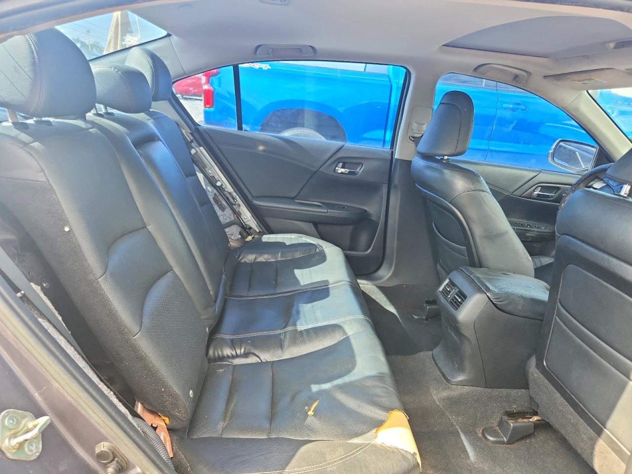 2014 Honda Accord Touring Hybrid Gray vin: 1HGCR6F71EA006984