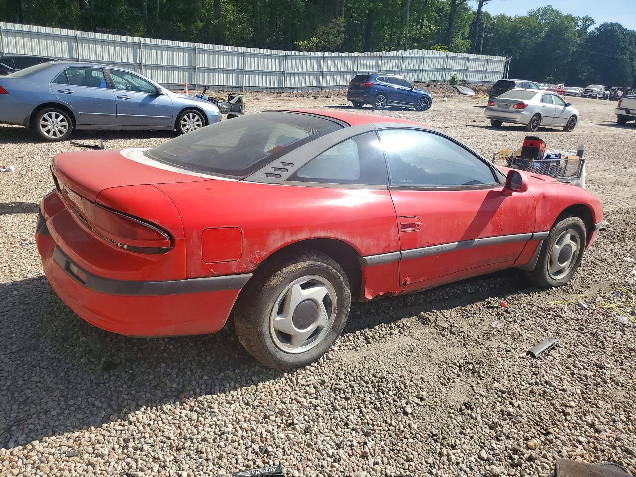 1991 Dodge Stealth Red vin: JB3XD44S7MY003184