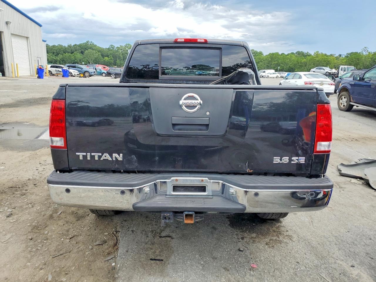2005 Nissan Titan Xe Black vin: 1N6BA07B65N536892