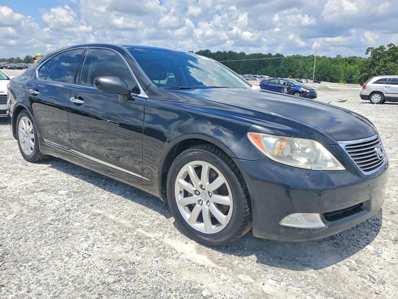 2007 Lexus Ls 460 Black vin: JTHBL46F975018317