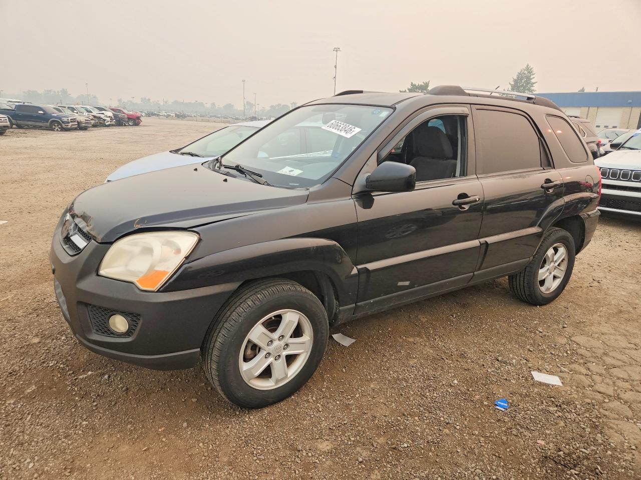 2009 Kia Sportage Lx Black vin: KNDJF723897554359