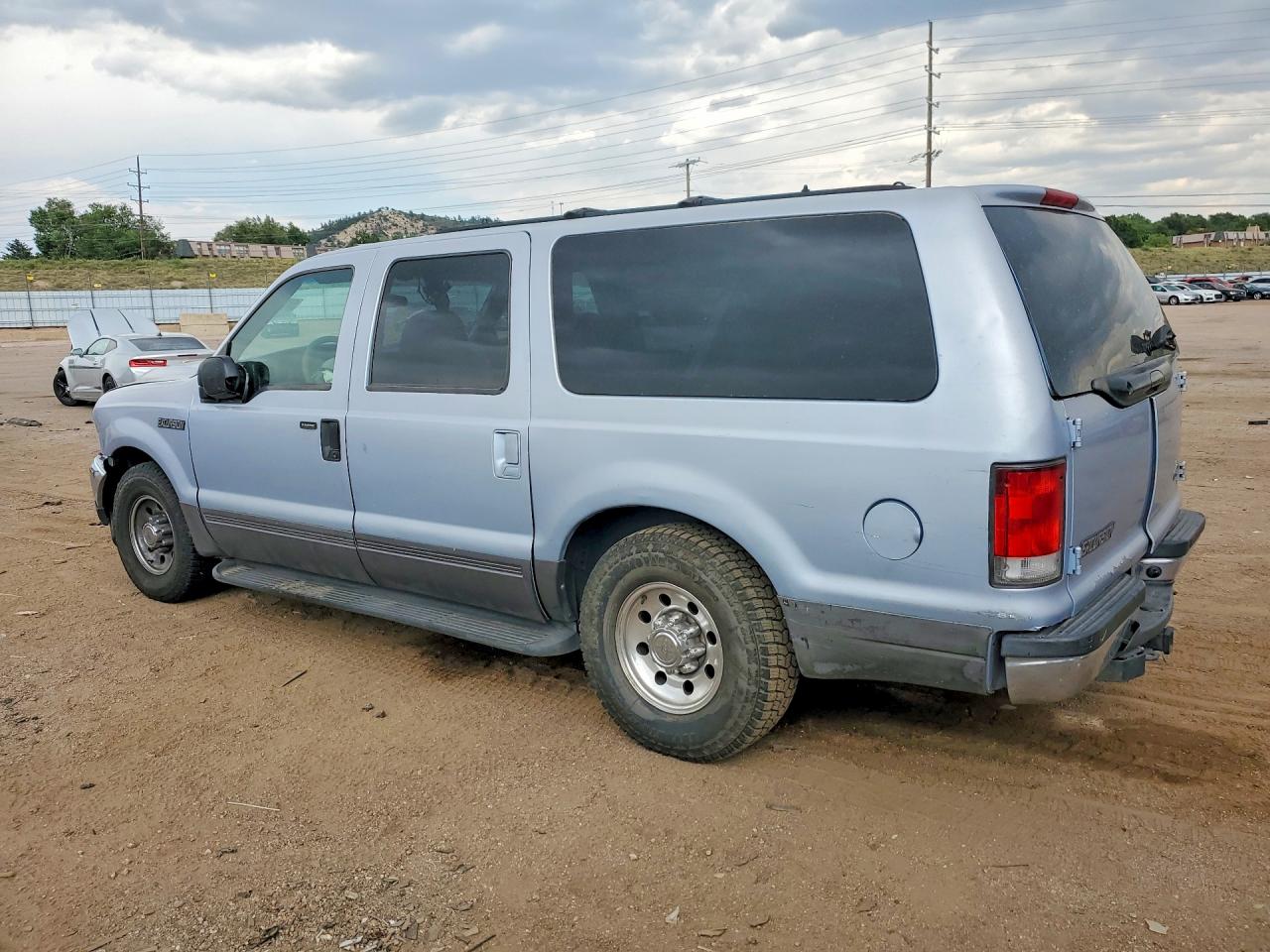 2001 Ford Excursion Xlt Blue vin: 1FMNU40L21EC08618