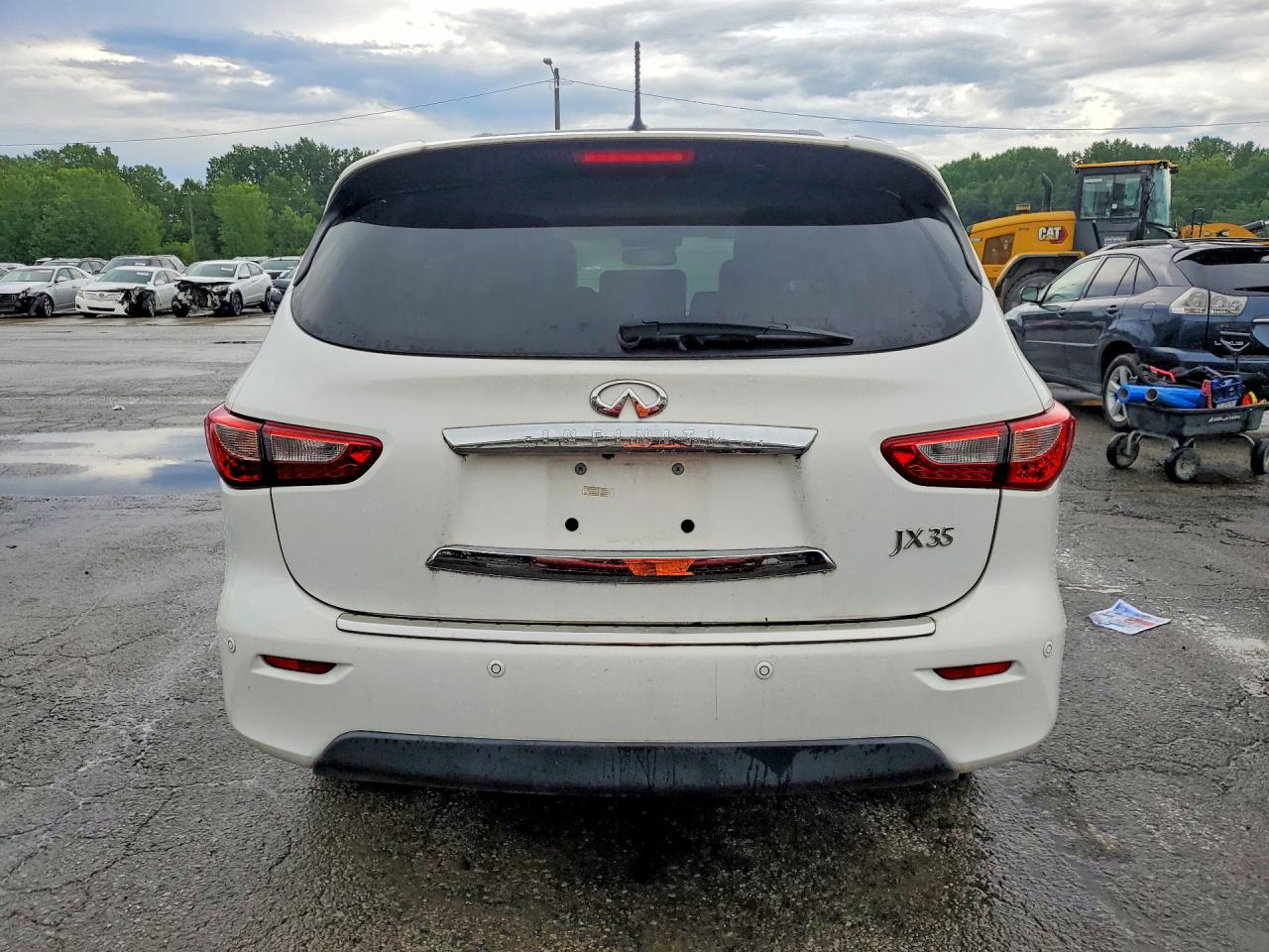 2013 Infiniti Jx35 Base White vin: 5N1AL0MMXDC352396