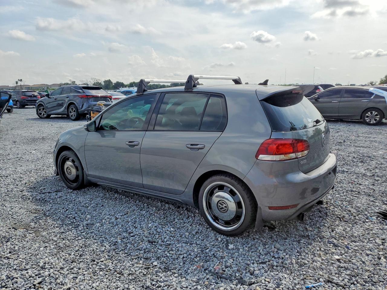 2012 Volkswagen Gti Gray vin: WVWHV7AJ8CW259647
