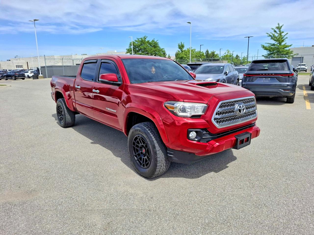 2017 Toyota Tacoma Sr5 V6 Red vin: 5TFDZ5BNXHX023656