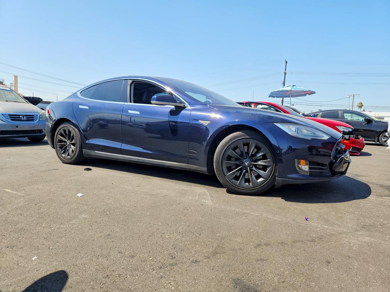 2014 Tesla Model S Black vin: 5YJSA1H19EFP52751