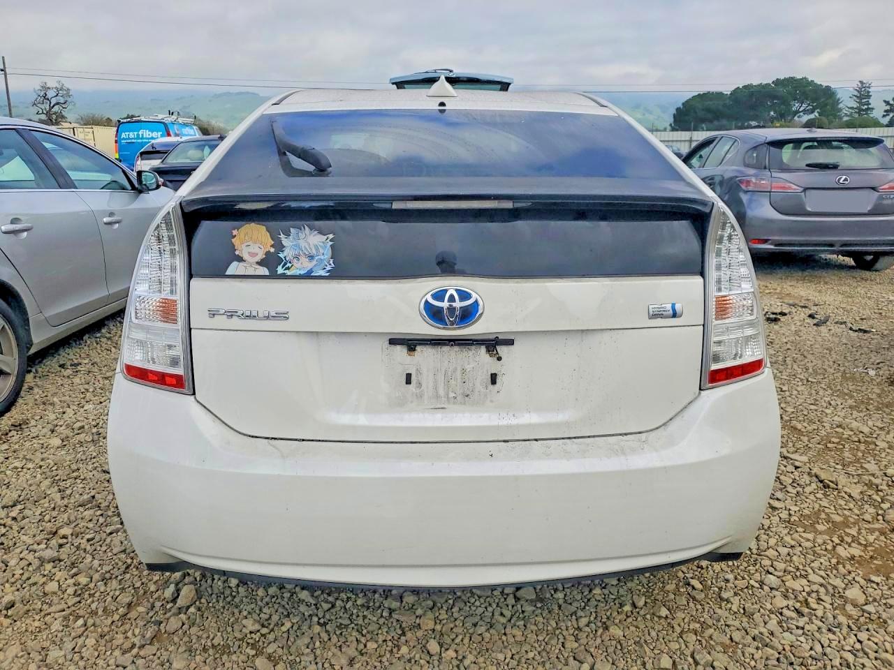 2011 Toyota Prius White vin: JTDKN3DU4B0315086