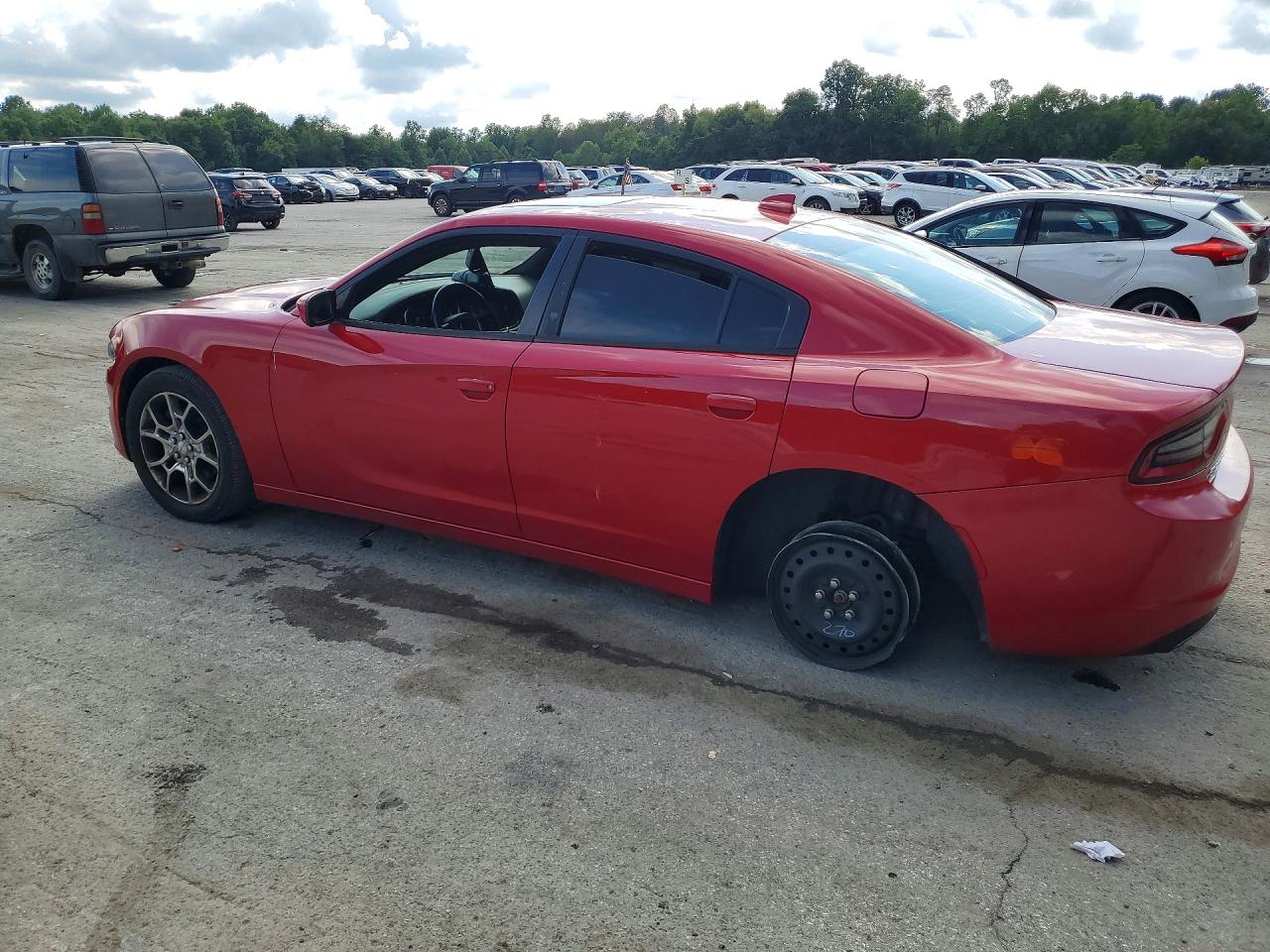 2015 Dodge Charger Sxt Red vin: 2C3CDXJG1FH801700