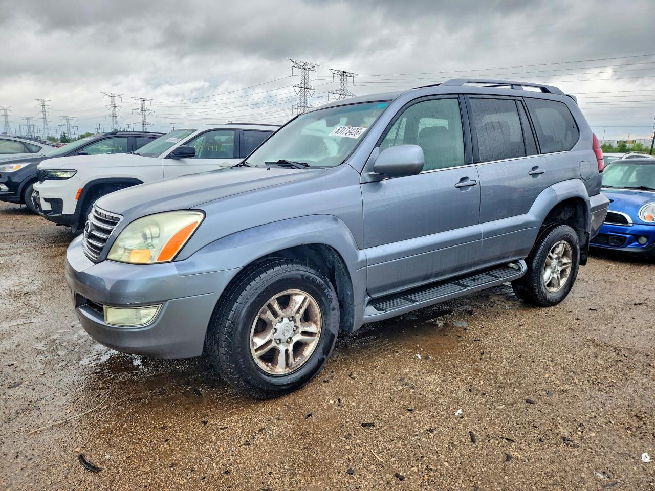 2007 Lexus Gx 470 Серый vin: JTJBT20XX70139438