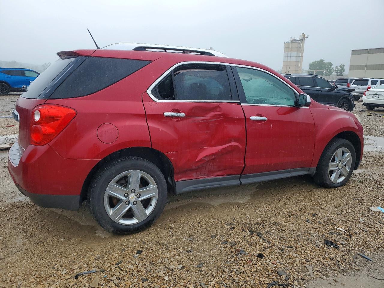 2014 Chevrolet Equinox Ltz Red vin: 2GNALDEK1E6364477