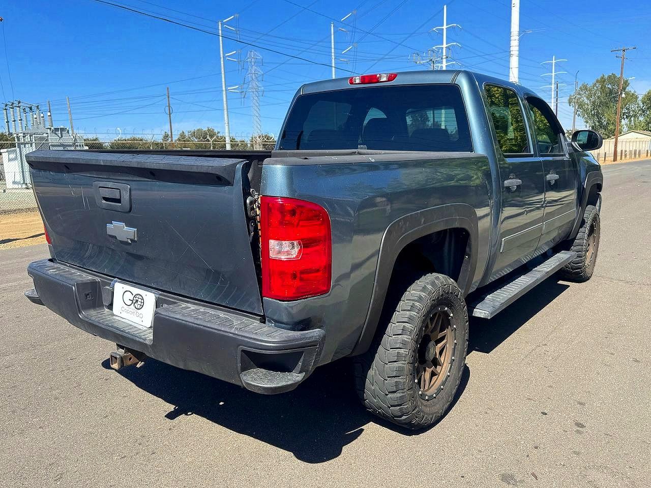 2008 Chevrolet Silverado K1500 Blue vin: 2GCEK13M581173257