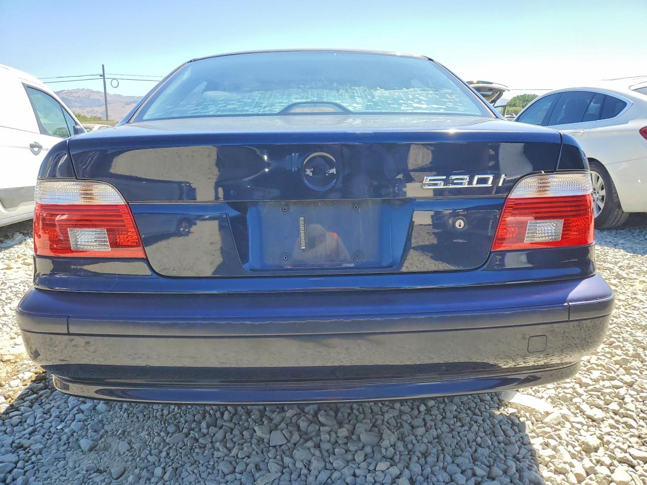 2001 Bmw 530 I Automatic Blue vin: WBADT63421CF05810