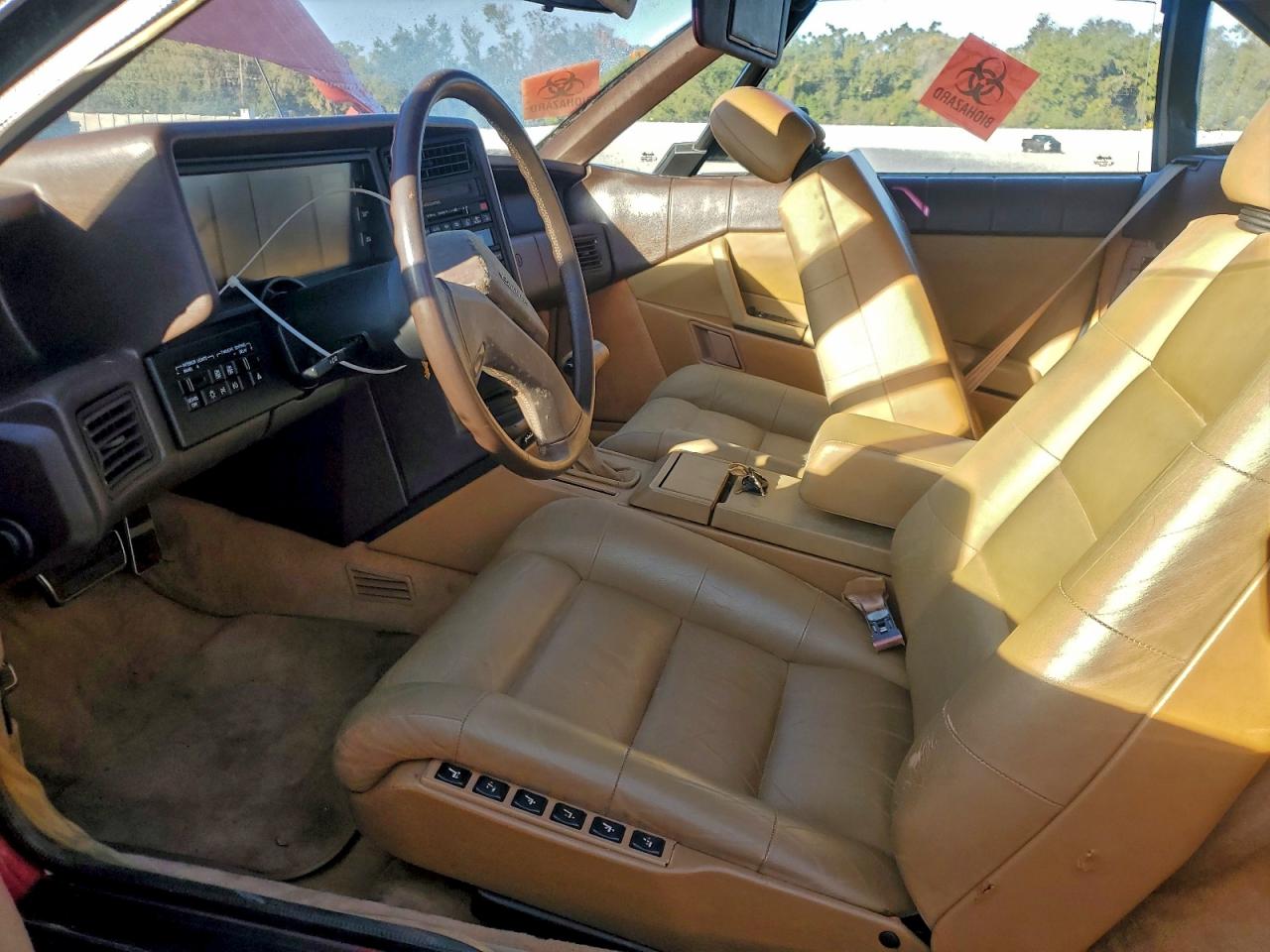1988 Cadillac Allante Red vin: 1G6VR3174JU100365