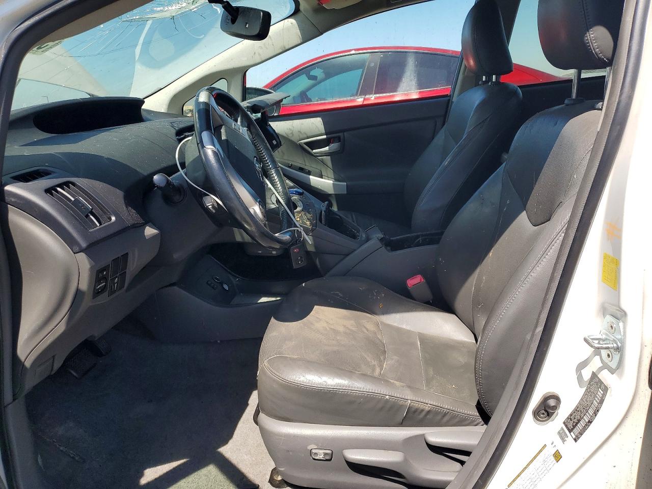 2011 Toyota Prius Four White vin: JTDKN3DU3B0257133