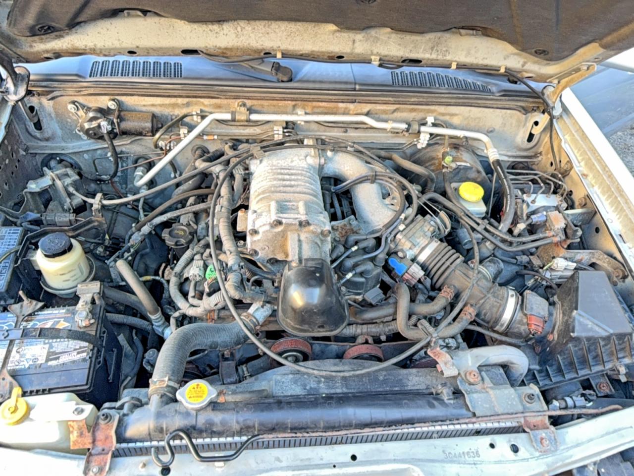 2003 Nissan Frontier Sve-v6 Silver vin: 1N6MD27Y53C441636
