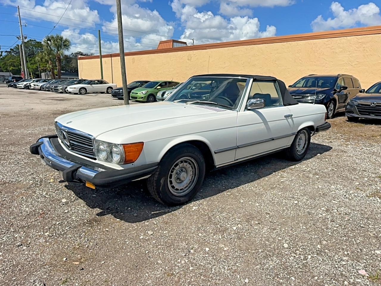 1980 Mercedes-benz 450 Sl Roadster White vin: 10704412058764