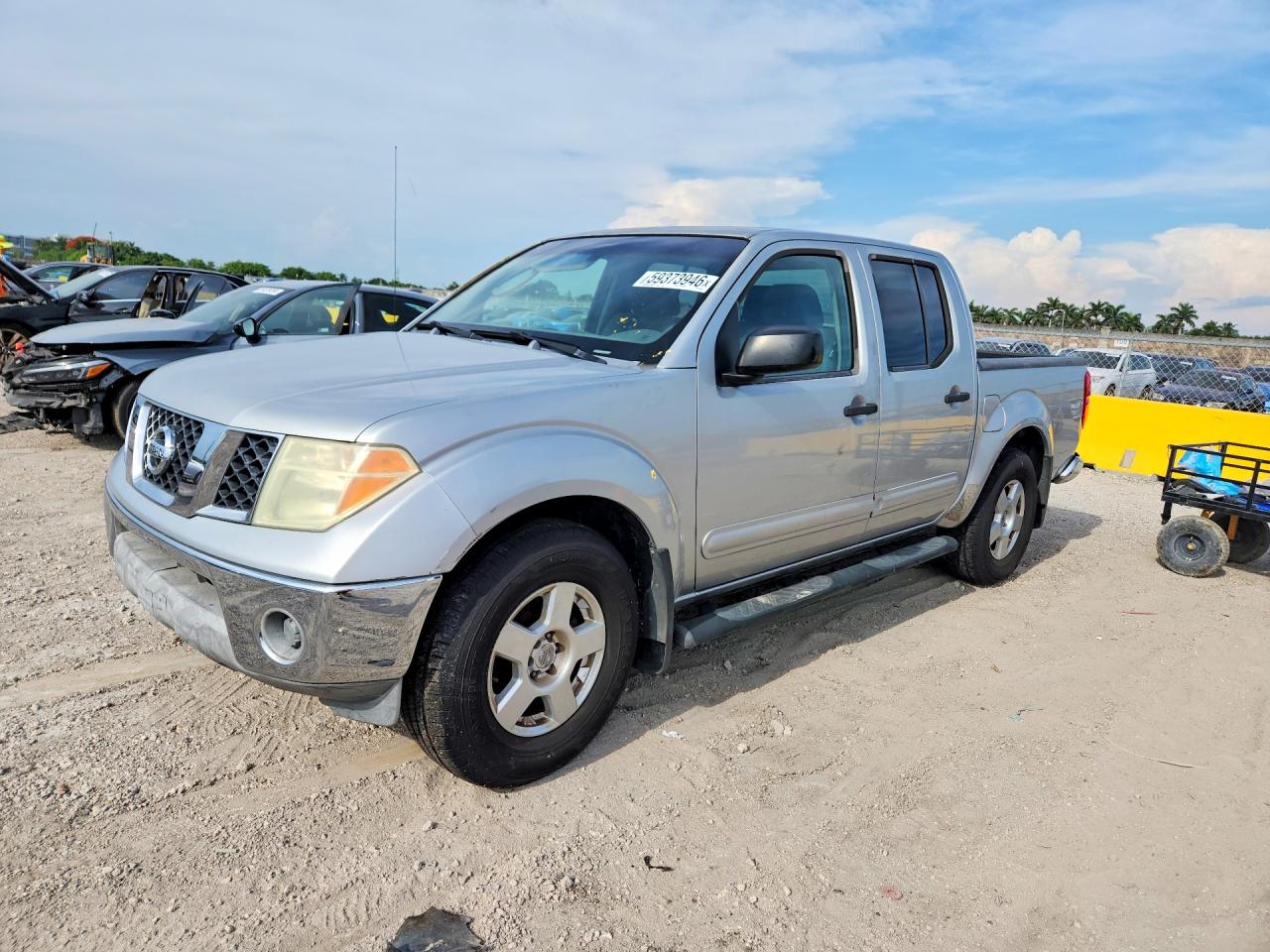 2006 Nissan Frontier Se Silver vin: 1N6AD07U76C430002