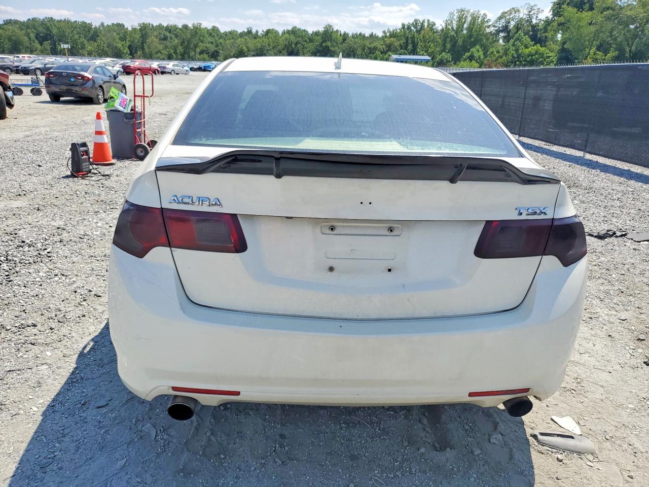 2009 Acura Tsx White vin: JH4CU26669C026184