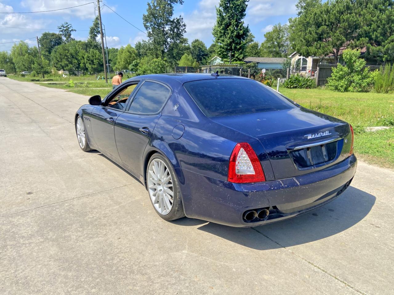 2011 Maserati Quattroporte S Blue vin: ZAM39JKAXB0059487