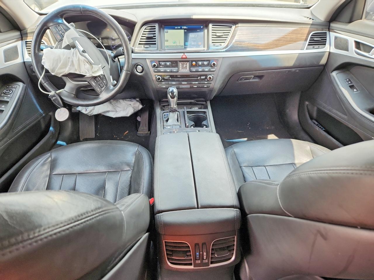 2015 Hyundai Genesis 3.8l Gray vin: KMHGN4JE1FU040425