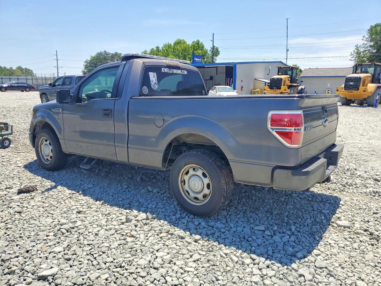2010 Ford F150 Gray vin: 1FTMF1CW5AKE77602