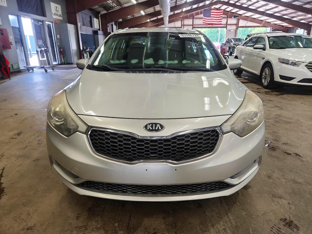 2014 Kia Forte Lx Серебряный vin: KNAFX4A64E5220894