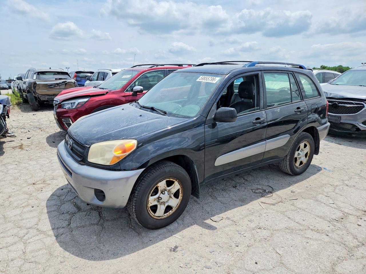 2005 Toyota Rav4 Base Black vin: JTEGD20V350049254