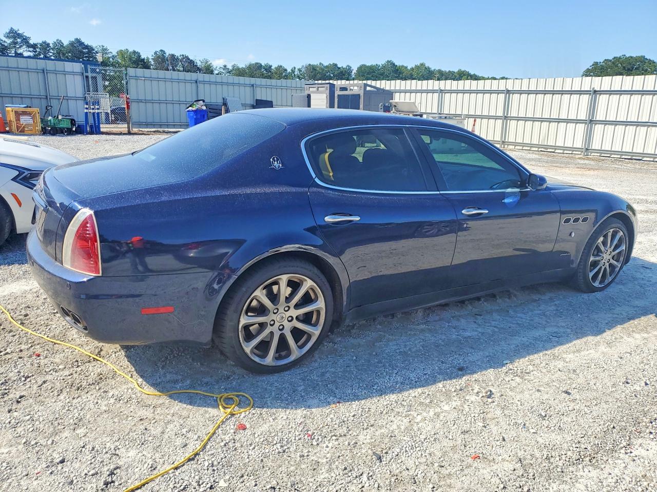 2008 Maserati Quattroporte M139 Blue vin: ZAMFE39A780038535