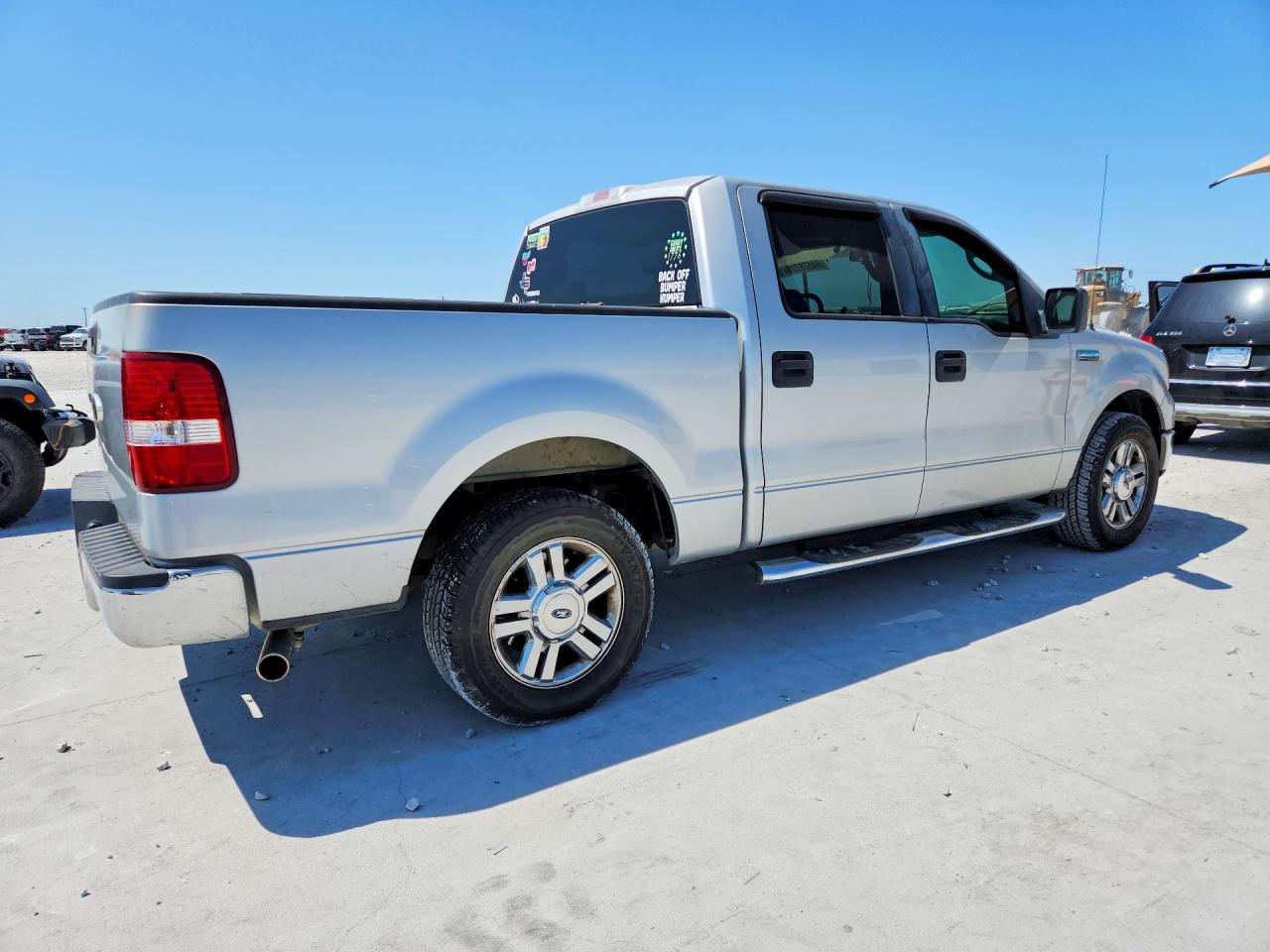 2008 Ford F150 Supercrew Silver vin: 1FTRW12W28FB91796
