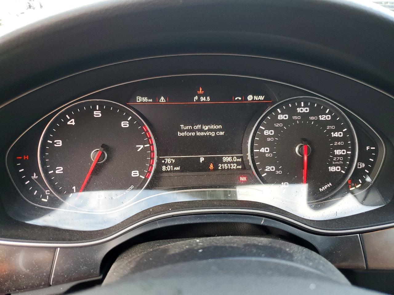 2013 Audi A6 Premium Plus White vin: WAUGGAFC9DN044179