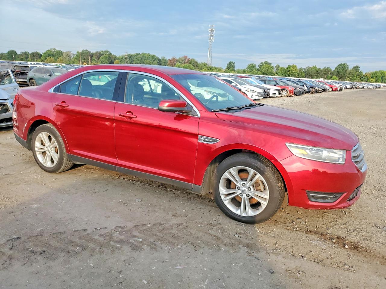 2015 Ford Taurus Sel Red vin: 1FAHP2H86FG169479