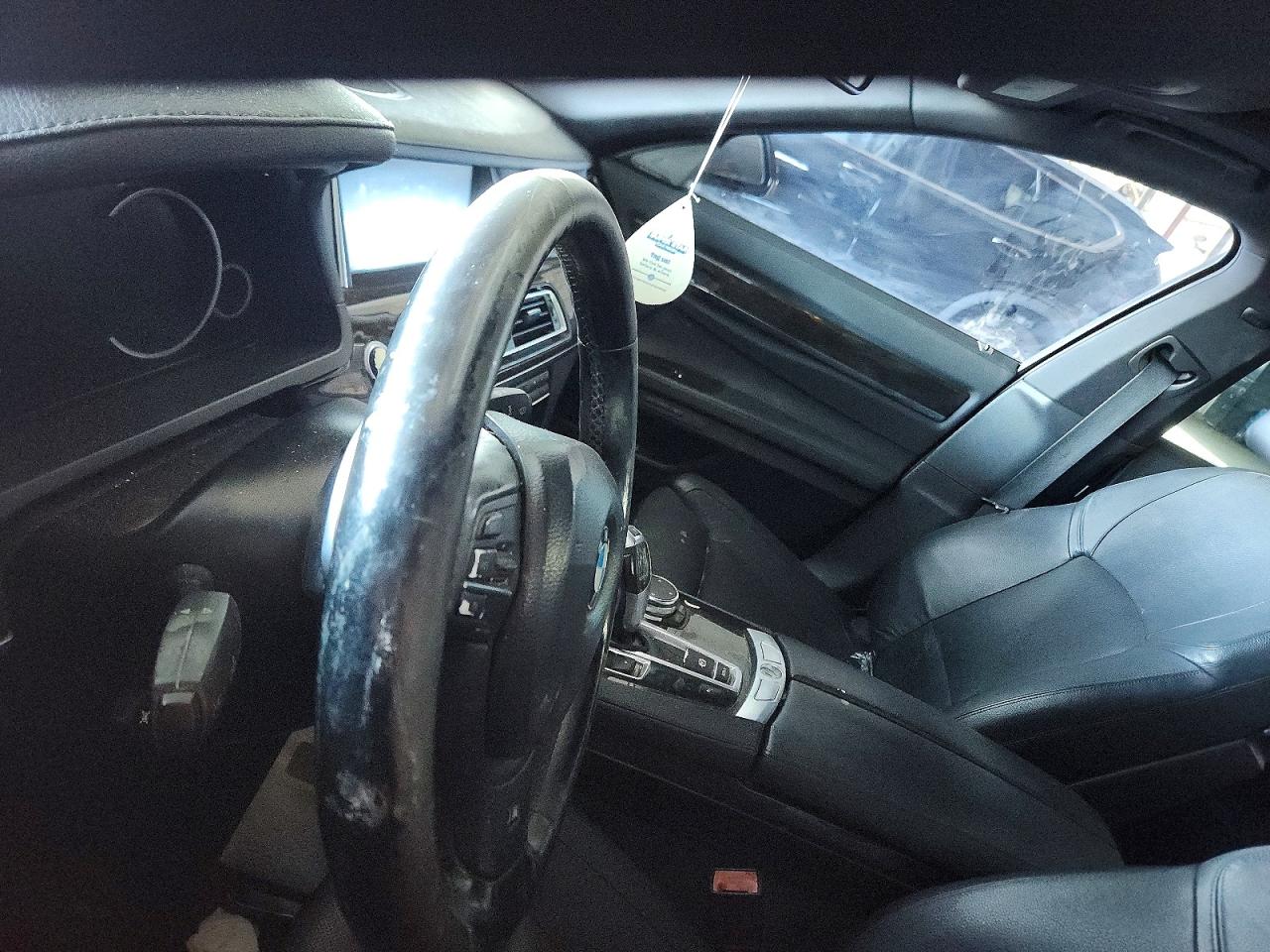 2015 Bmw 740 Li Black vin: WBAYE4C58FD139004