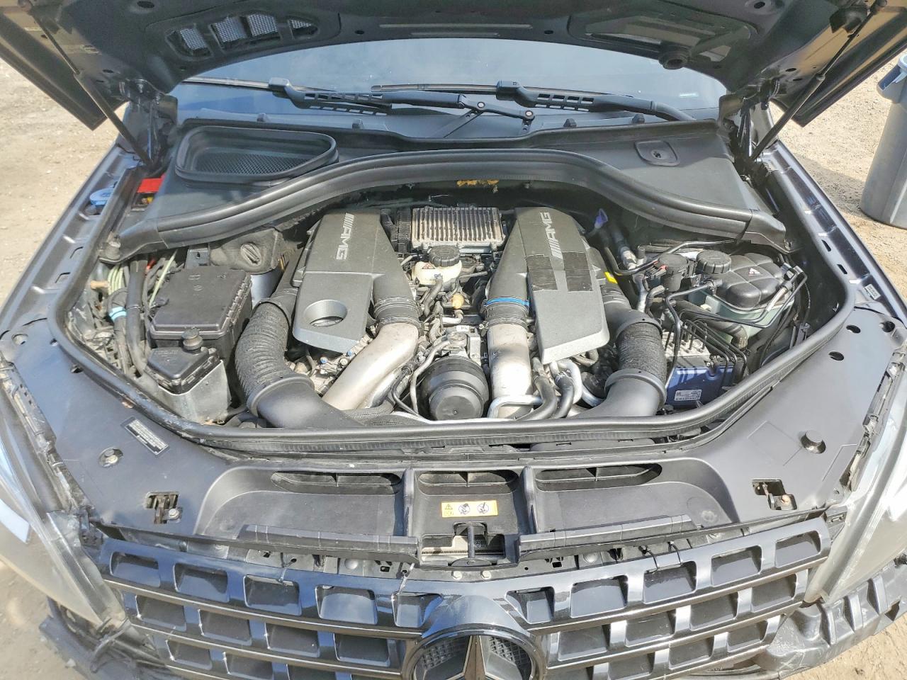 2015 Mercedes-benz Ml 63 Amg Charcoal vin: 4JGDA7EB5FA572696