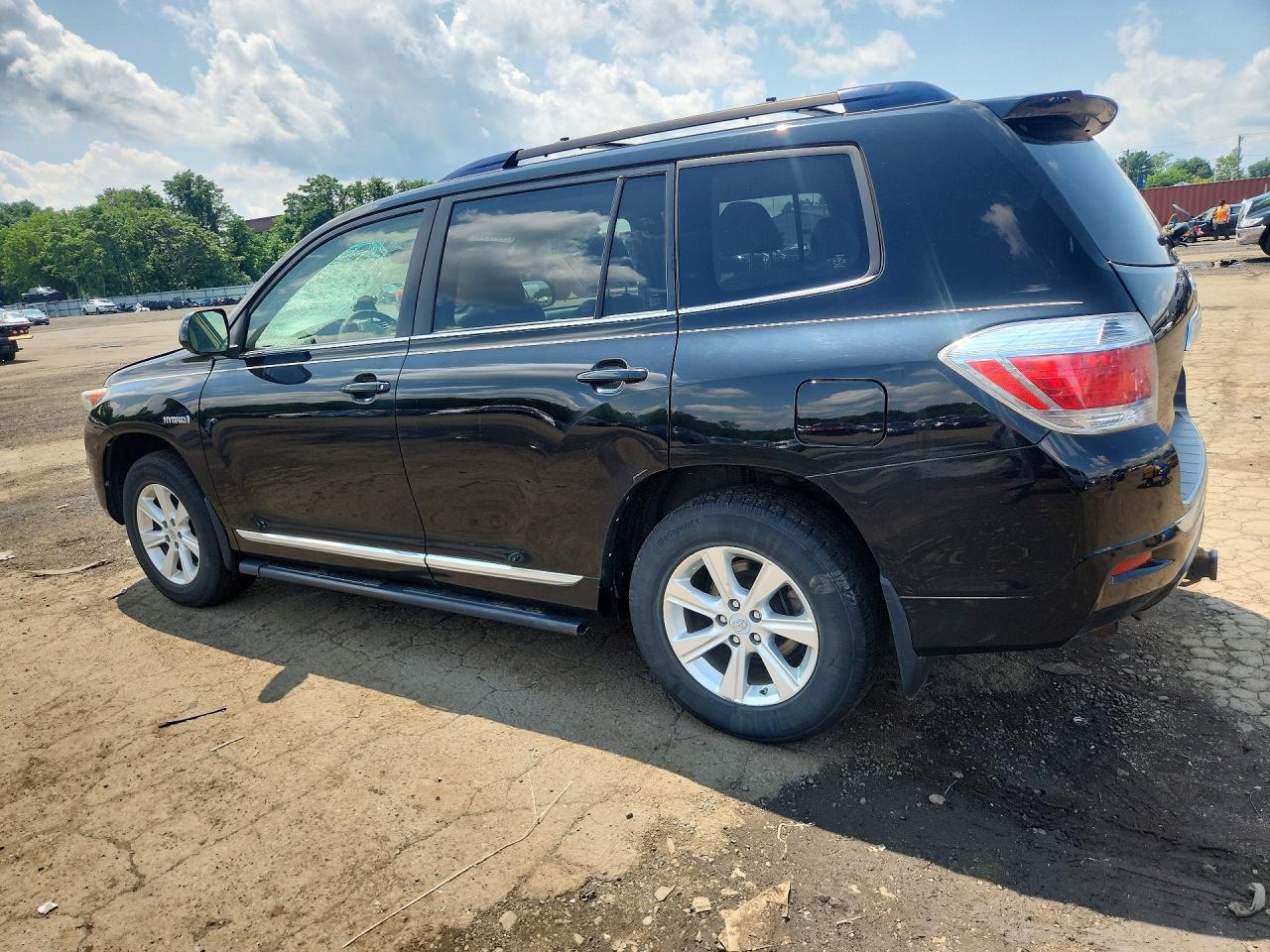 2012 Toyota Highlander Hybrid Black vin: JTEBC3EH1C2009911
