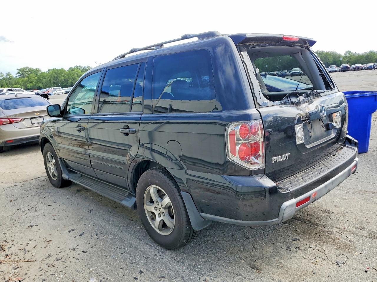 2008 Honda Pilot Exl Black vin: 5FNYF28758B023446