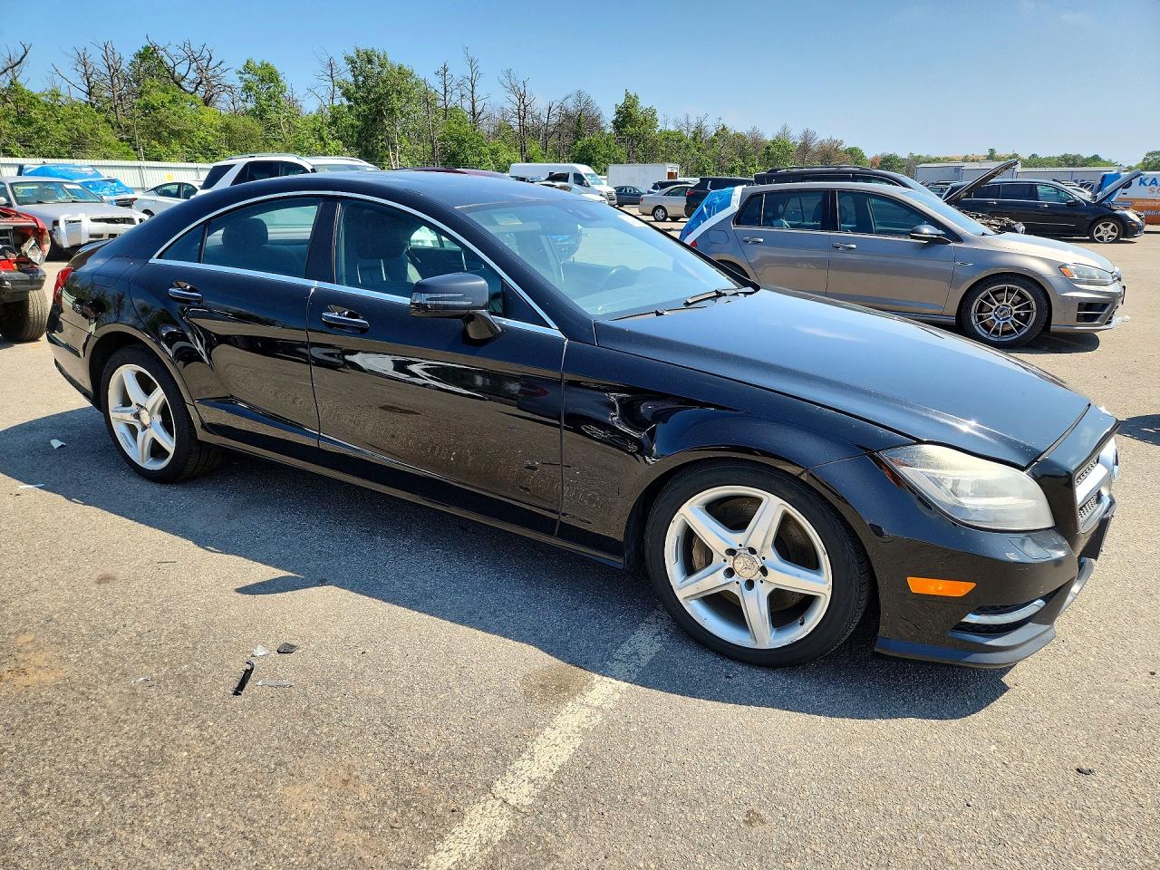 2014 Mercedes-benz Cls 550 4matic Black vin: WDDLJ9BB4EA103474