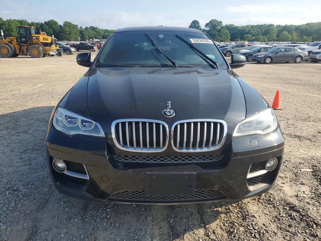 2014 Bmw X6 Xdrive50i Black vin: 5UXFG8C52EL593120